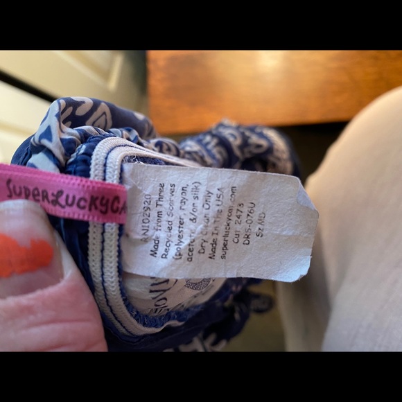 Super Lucky Cat Dress M braided waist Sleeveless - Picture 8 of 8